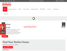 Tablet Screenshot of bosleyrealestate.com